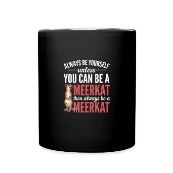 Suricate - Mug uni - noir - Devant