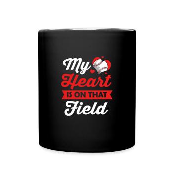 Baseball - Full Colour Mug - black - Front