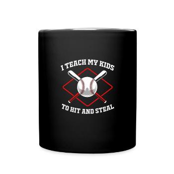 Base-ball - Mug uni - noir - Devant