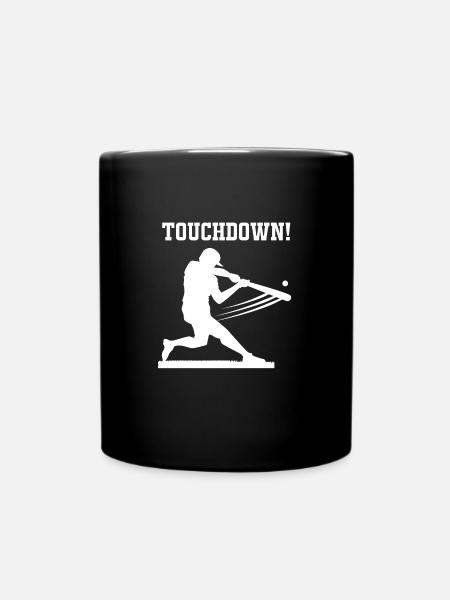 Baseball - Tasse einfarbig - Schwarz