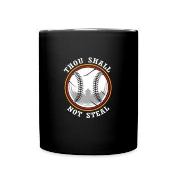 Base-ball - Mug uni - noir - Devant