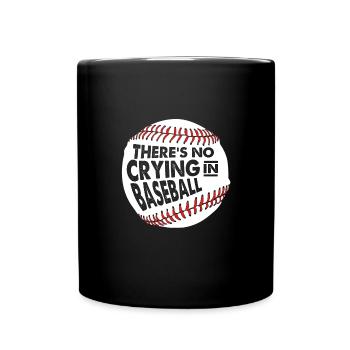 Base-ball - Mug uni - noir - Devant