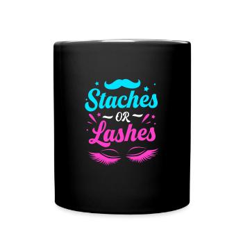 Gender Reveal Babyshower - Tasse einfarbig - Schwarz - Vorne