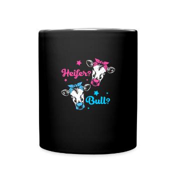 Gender Reveal Babyshower - Tasse einfarbig - Schwarz - Vorne