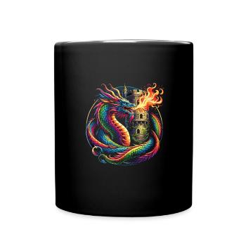 Medieval Market - Full Colour Mug - black - Front