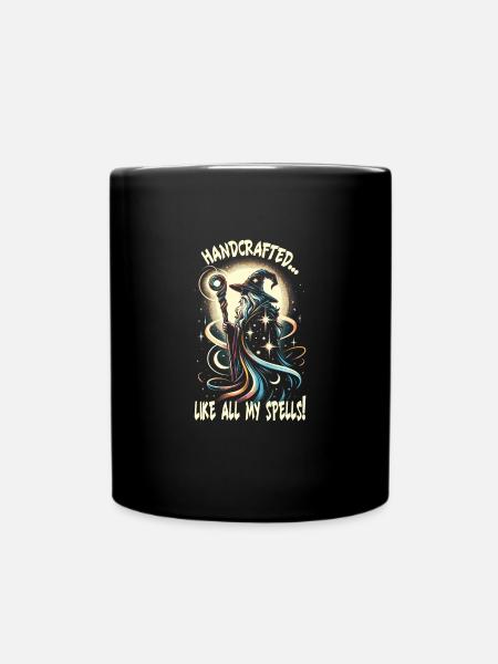 Mittelalter Markt - Tasse einfarbig - Schwarz