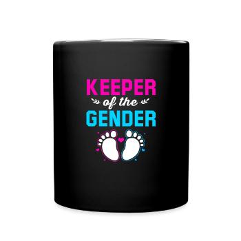 Gender Reveal Babyshower - Tasse einfarbig - Schwarz - Vorne