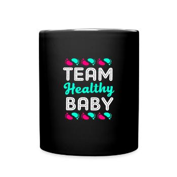 Gender Reveal - Tasse einfarbig - Schwarz - Vorne