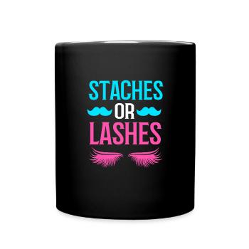 Gender Reveal Babyshower - Tasse einfarbig - Schwarz - Vorne