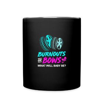 Gender Reveal Babyshower - Tasse einfarbig - Schwarz - Vorne