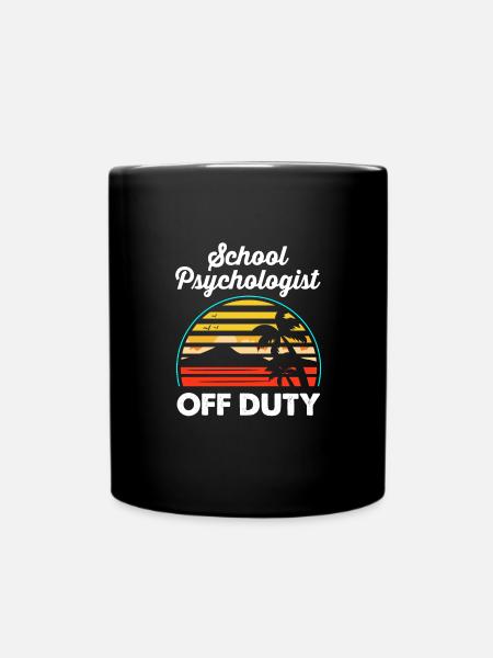 School psychologist - Full Colour Mug - black