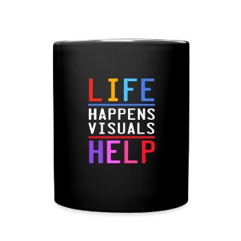 School psychologist, psychologist, psychotherapist - Full Colour Mug - black - Front