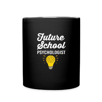 School psychologist - Full Colour Mug - black - Front