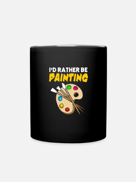 Maler - Tasse einfarbig - Schwarz