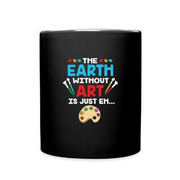 Maler - Tasse einfarbig - Schwarz - Vorne