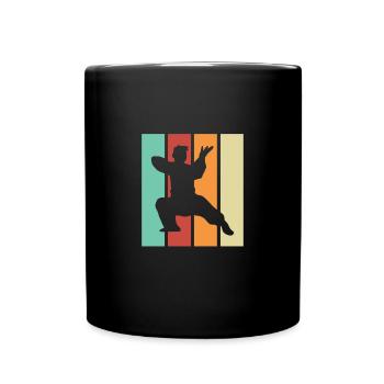 Karaté Autodéfense Arts Martiaux - Mug uni - noir - Devant