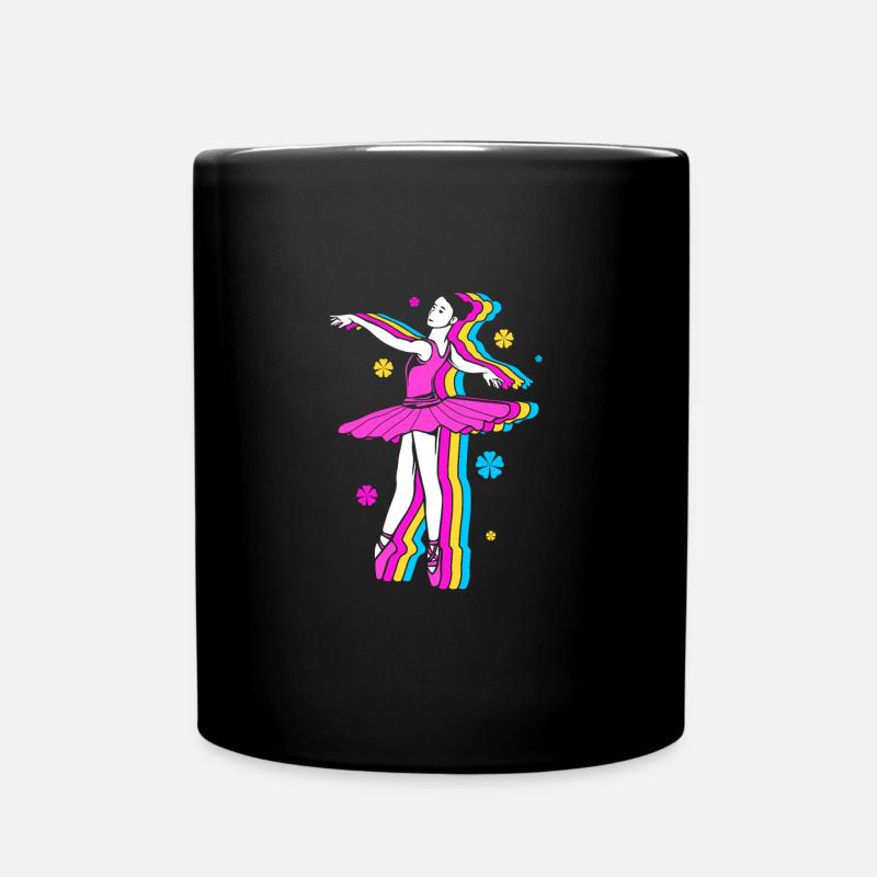 Ballet Ballet Dancer - Full Colour Mug - black