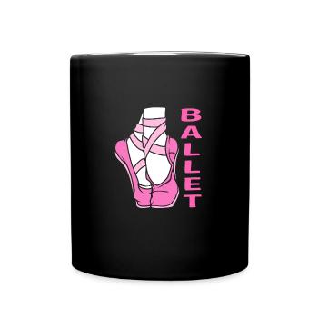 Ballett Ballett-Tänzerin - Tasse einfarbig - Schwarz - Vorne