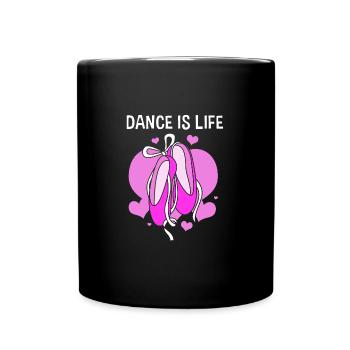 Ballett Ballett-Tänzerin - Tasse einfarbig - Schwarz - Vorne