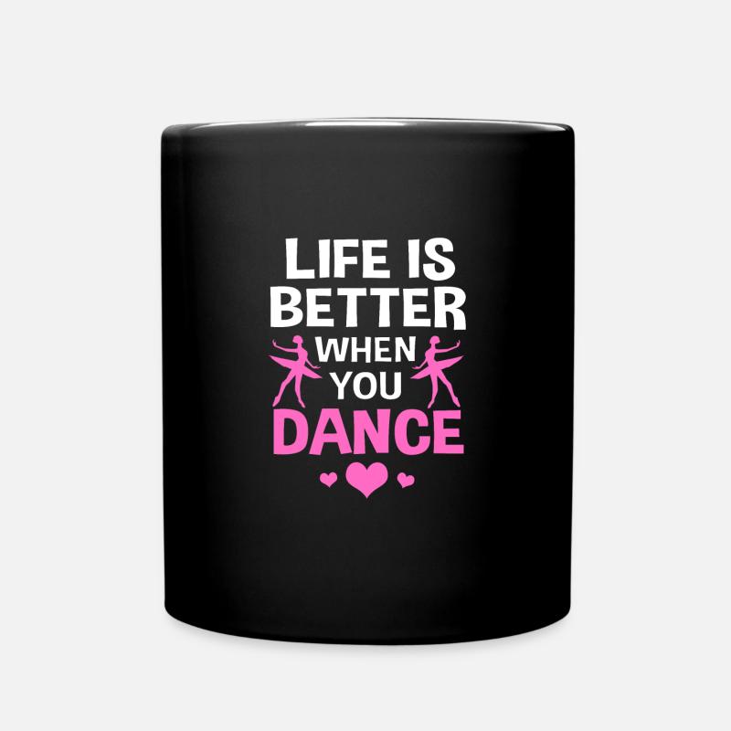 Ballett Ballett-Tänzerin - Tasse einfarbig - Schwarz