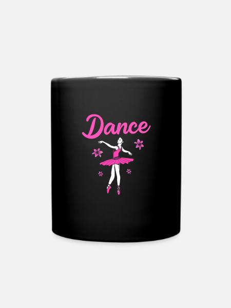 Ballett Ballett-Tänzerin - Tasse einfarbig - Schwarz