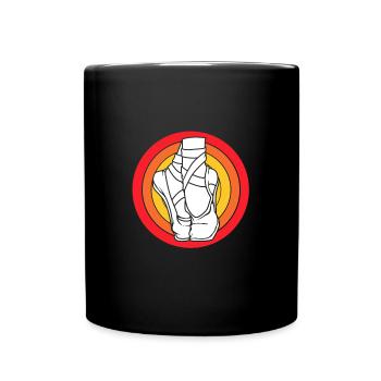 Ballett Ballett-Tänzerin - Tasse einfarbig - Schwarz - Vorne