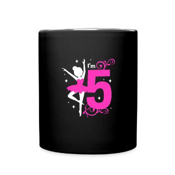 Danseuse de ballet - Mug uni - noir - Devant