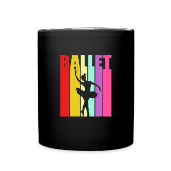 Ballett Ballett-Tänzerin - Tasse einfarbig - Schwarz - Vorne