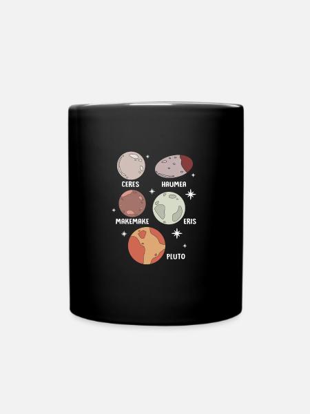 Sonnensystem Universum - Tasse einfarbig - Schwarz