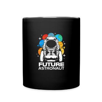 Universum Sonnensystem - Tasse einfarbig - Schwarz - Vorne