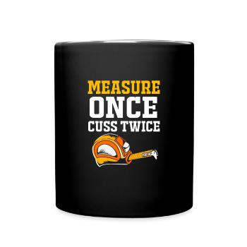 Construction worker construction site - Full Colour Mug - black - Front