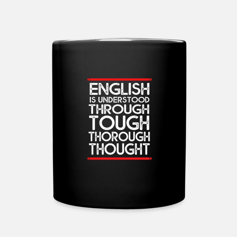 Englischlehrerin Englisch Lehrer - Tasse einfarbig - Schwarz