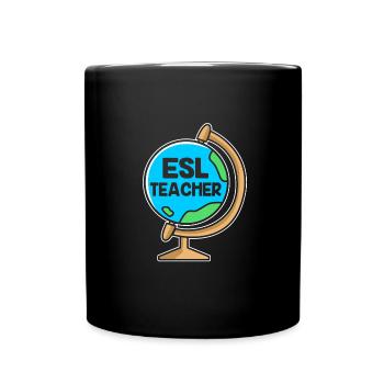 Englischlehrerin Englisch Lehrer - Tasse einfarbig - Schwarz - Vorne