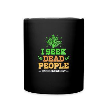 Généalogie de l’arbre généalogique - Mug uni - noir - Devant