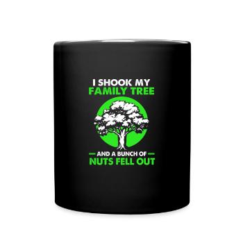Family tree genealogy - Full Colour Mug - black - Front