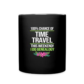 Family tree genealogy - Full Colour Mug - black - Front