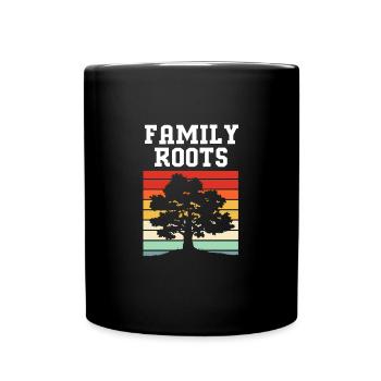 Family tree genealogy - Full Colour Mug - black - Front