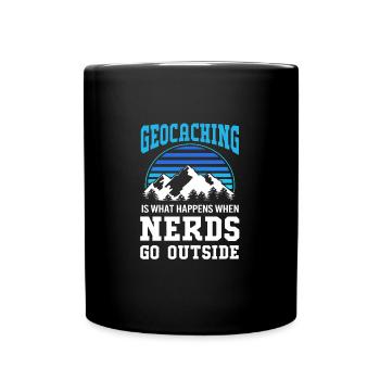 Géocaching Géocache Géocacher - Mug uni - noir - Devant