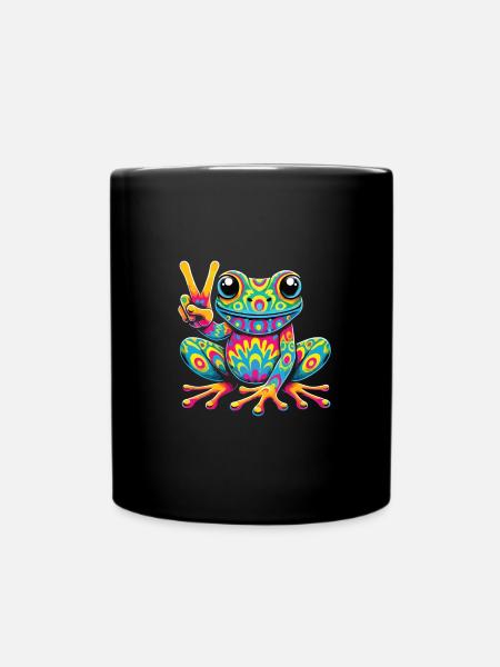 Hippie Festival - Mug uni - noir