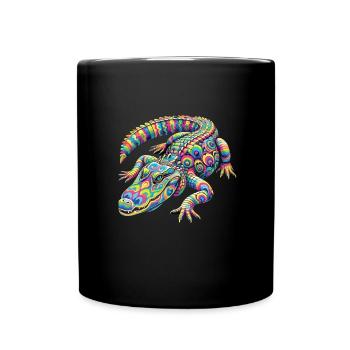 Hippie Festival - Mug uni - noir - Devant