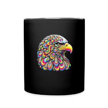 Hippie Festival - Tasse einfarbig - Schwarz - Vorne