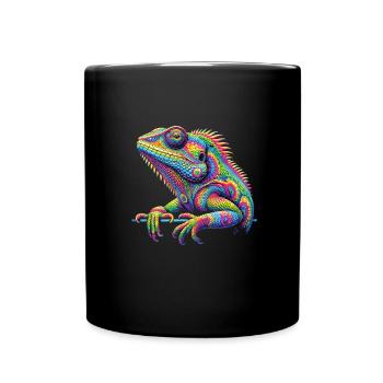 Hippie Festival - Tasse einfarbig - Schwarz - Vorne