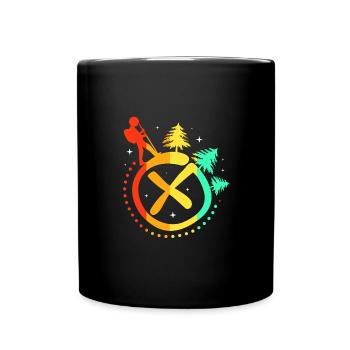 Geocaching Geocache Geocacher - Tasse einfarbig - Schwarz - Vorne
