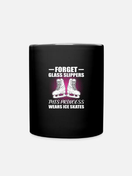 Patinage sur glace Patinage sur glace Patinage sur glace - Mug uni - noir