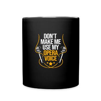 Karaoke - Full Colour Mug - black - Front
