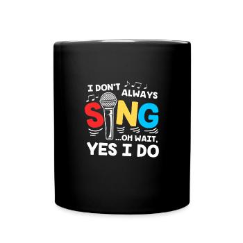 Karaoke - Full Colour Mug - black - Front