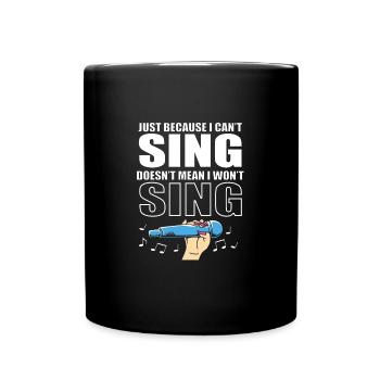 Karaoke - Full Colour Mug - black - Front