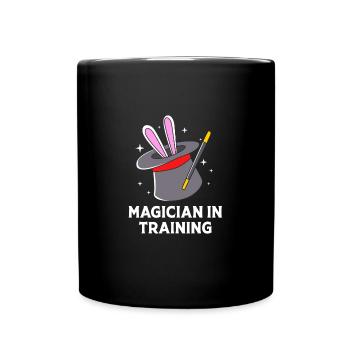 magicien magicien - Mug uni - noir - Devant