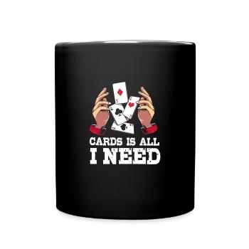 wizard magic magician - Full Colour Mug - black - Front