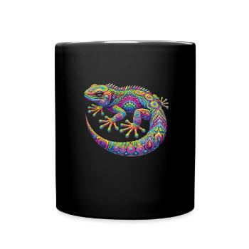 Hippie Festival - Tasse einfarbig - Schwarz - Vorne